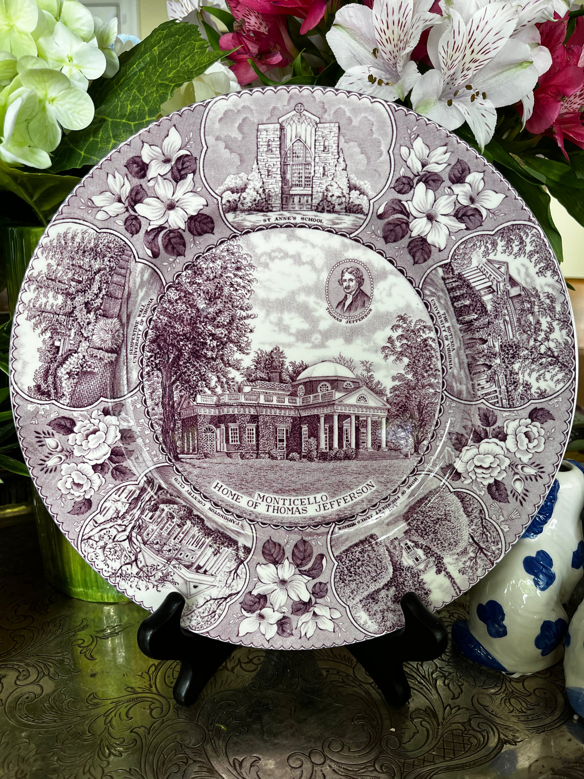 Monticello & Historic Charlottesville Plate